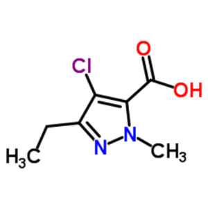 4-氯-3-乙基-1-甲基吡唑-5-甲酸,4-Chloro-3-ethyl-1-methyl-1H-pyrazole-5-carboxylic acid