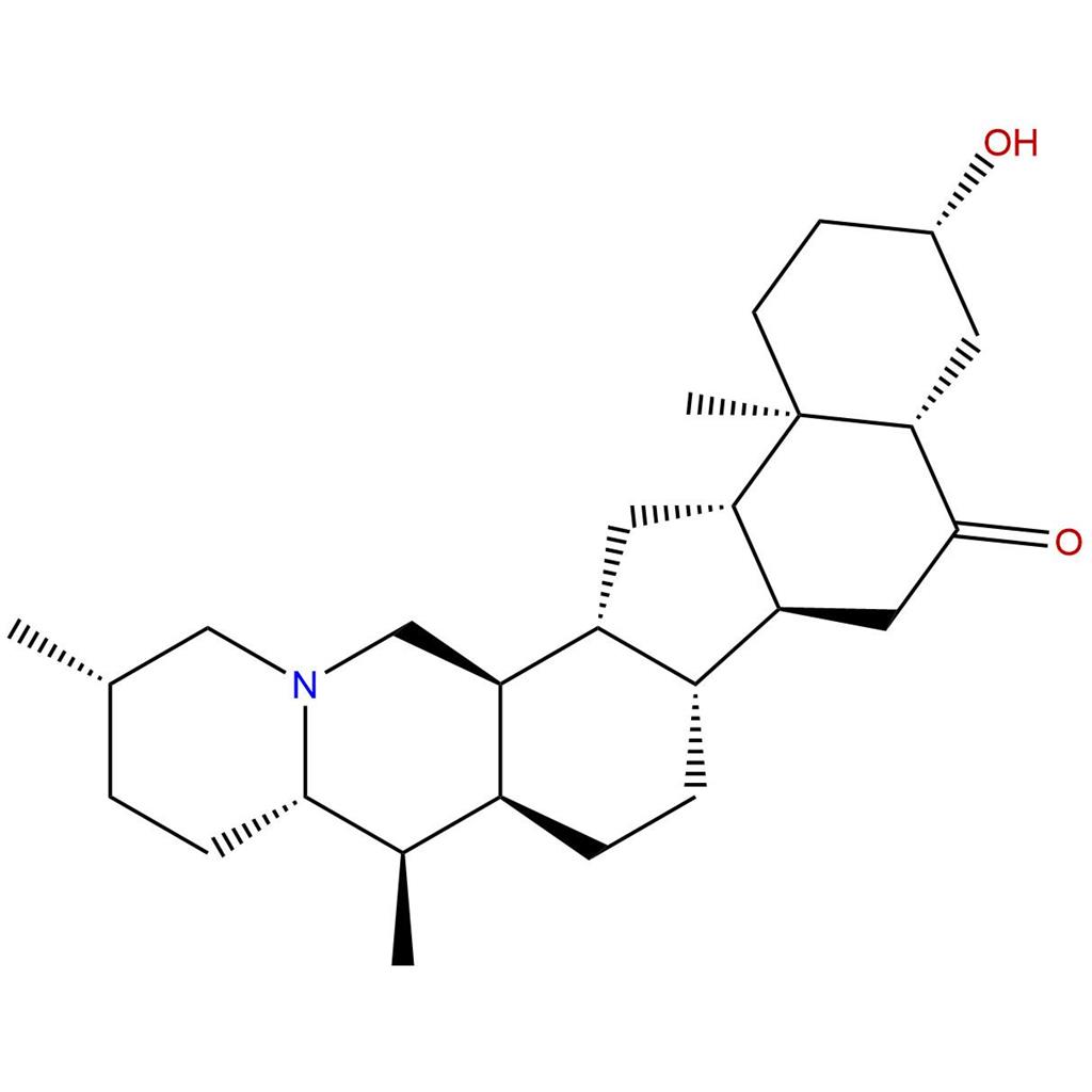 梭砂贝母酮碱;新贝甲素,Delavinone;Sinpeimine