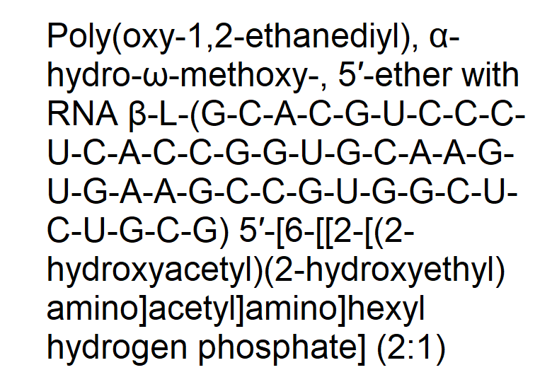 化合物 Emapticap pegol,Emapticap pegol