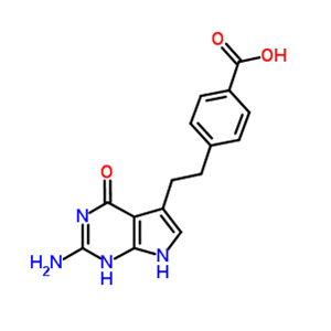 4-[2-(2-氨基-4,7-二氢-4-氧-3H-吡咯[2,3-D]嘧啶-5-基)乙基]苯甲酸,4-[2-(2-amino-4,7-dihydro-4-oxo-3H-pyrrolo[2,3-d]pyrimidin-5-yl)ethyl]benzoic acid