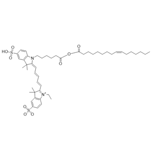 CY5-棕榈油酸/CY5-PALMITOLEIC ACID/CY5-POA/Palmitoleic Acid-Cyanine5 conjugate/近红外荧光标记ω-7单不饱和脂肪酸探针