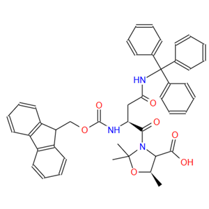 (5R)-3-[(2S)-2-[[芴甲氧羰基]氨基]-1,4-二氧代-4-[(三苯基甲基)氨基]丁基]-2,2,5-三甲基-4-恶唑烷羧酸