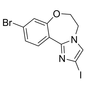 9-溴-2-碘-5,6-二氢苯并[f]咪唑并[1,2-d][1,4]氧氮杂环庚烷,9-Bromo-2-iodo-5,6-dihydrobenzo[f]imidazo[1,2-d][1,4]oxazepine