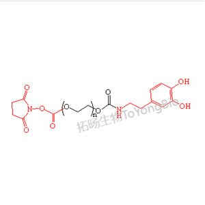 多巴胺聚乙二醇活性酯;活性酯聚乙二醇多巴胺,Dopamine-PEG-NHS;NHS-PEG-Dopamine