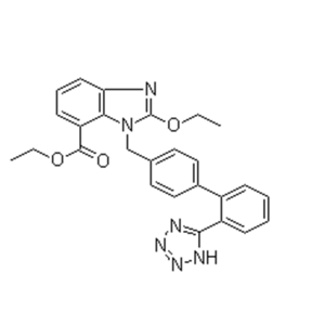 2-乙氧基-1-[[(2'-(1H-四唑-5-基)联苯-4-基)甲基]苯并咪唑]-7-甲酸乙酯