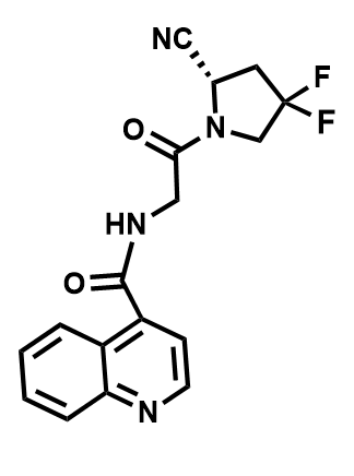 NH2-UAMC1110,(S)-6-(4-aminobutoxy)-N-(2-(2-cyano-4,4-difluoropyrrolidin-1-yl)-2-oxoethyl)quinoline-4-carboxamide