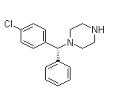 [(4-氯苯基)苯甲基]哌嗪,(4-Chlorophenyl)phenylmethyl]piperazine