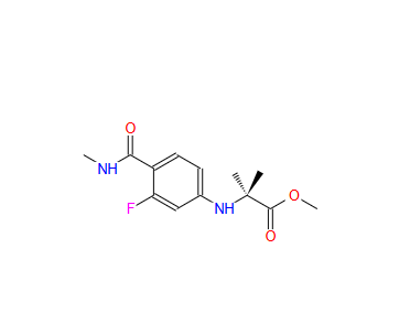 N-[3-氟-4-[(甲基氨基)羰基]苯基]-2-甲基丙氨酸甲酯,N-[3-Fluoro-4-[(Methylamino)Carbonyl]Phenyl]-2-Methylalanine Methyl Ester