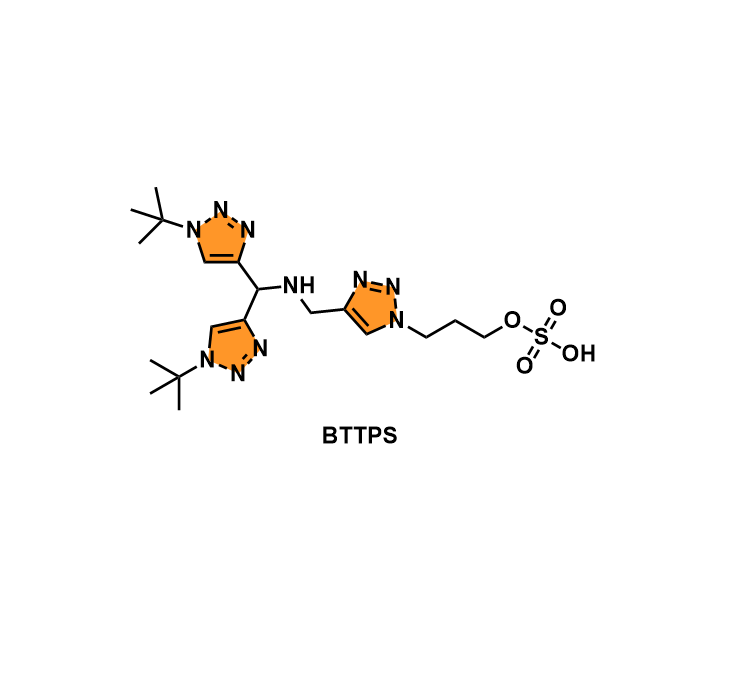 3-(4-((bis(1-tert-butyl-1H-1,2,3-triazol-4-yl)methyl)amino)methyl)-1H-1,2,3-triazol-1-yl)-propanol hydrogen sulfate