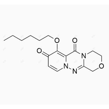 巴洛沙韦杂质128,7-(hexyloxy)-3,4-dihydro-1H-[1,4]oxazino[3,4-c]pyrido[2,1-f][1,2,4]triazine-6,8-dione