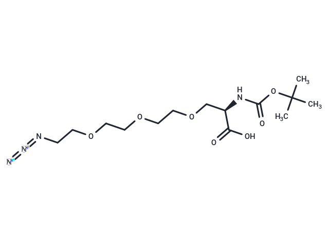 化合物 Azido-PEG3-Ala-Boc,Azido-PEG3-Ala-Boc