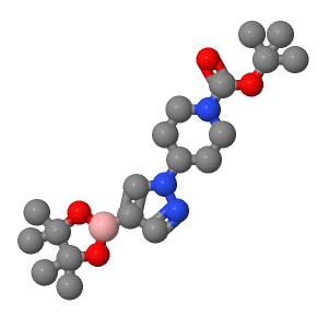 4-[4-(4,4,5,5-四甲基-1,3,2-二氧杂环戊硼烷-2-基)-1H-吡唑-1-基]哌啶-1-甲酸叔丁酯,tert-Butyl 4-[4-(4,4,5,5-tetramethyl-1,3,2-dioxaborolan-2-yl)-1H-pyrazol-1-yl]piperidine-1-carboxylate