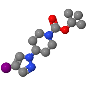 4-(4-碘-1H-吡唑-1-基)-1-哌啶羧酸-1,1-二甲基乙酯,tert-Butyl 4-(4-iodo-1H-pyrazol-1-yl)piperidine-1-carboxylate