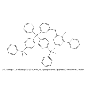 N-(2-methyl-[1,1'-biphenyl]-3-yl)-9,9-bis(4-(2-phenylpropan-2-yl)phenyl)-9H-fluoren-2-amine