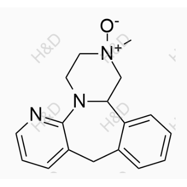 米氮平EP杂质A(非对映异构体混合物),2-methyl-1,2,3,4,10,14b-hexahydrobenzo[c]pyrazino[1,2-a]pyrido[3,2-f]azepine 2-oxide