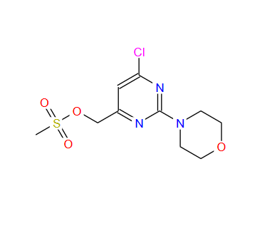 4-Pyrimidinemethanol, 6-chloro-2-(4-morpholinyl)-, 4-methanesulfonate,4-Pyrimidinemethanol, 6-chloro-2-(4-morpholinyl)-, 4-methanesulfonate