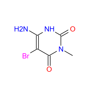 6-氨基-5-溴-3-甲基嘧啶-2,4- (1H,3H)二醇,6-amino-5-bromo-3-methylpyrimidin-2,4 - (1H, 3H) diol