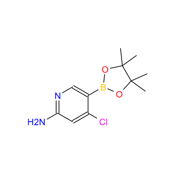 4-氯-5-(4,4,5,5-四甲基-1,3,2-二氧杂环戊硼烷-2-基)吡啶-2-胺,4-chloro-5-(4,4,5,5-tetramethyl-1,3,2-dioxaborolan-2-yl)pyridin-2-amine