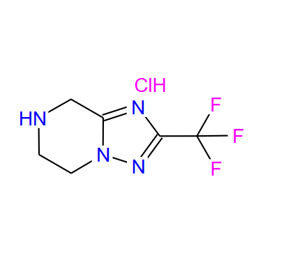 2-(三氟甲基)-5,6,7,8-四氢[1,2,4]三唑并[1,5-A]吡嗪盐酸盐,2-(Trifluoromethyl)-5,6,7,8-tetrahydro-[1,2,4]triazolo[1,5-a]pyrazine hydrochloride