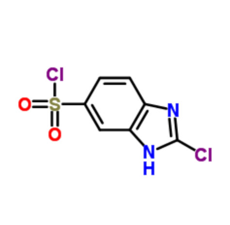 2-氯-1H-苯并[d]咪唑-6-磺酰氯,2-Chloro-1H-benzo[d]imidazole-6-sulfonyl chloride