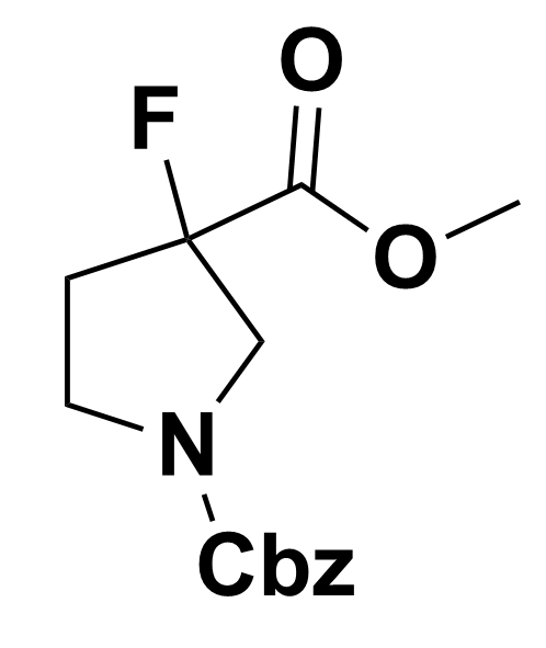 1-benzyl 3-methyl 3-fluoropyrrolidine-1,3-dicarboxylate