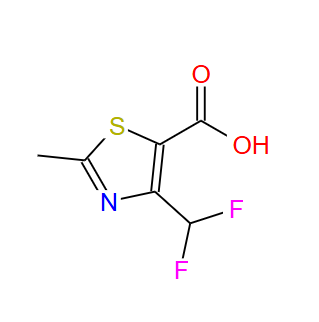 2-甲基-4-二氟甲基-5-噻唑甲酸,2-Methyl-4-(difluoromethyl)-1,3-thiazole-5-carboxylic acid