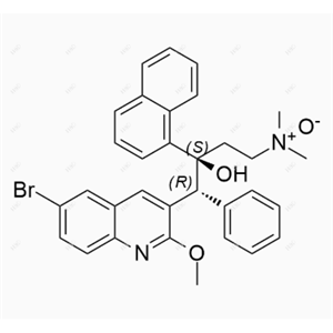 贝达喹啉杂质3,(3S,4R)-4-(6-bromo-2-methoxyquinolin-3-yl)-3-hydroxy-N,N-dimethyl-3-(naphthalen-1-yl)-4-phenylbutan-1-amine oxide