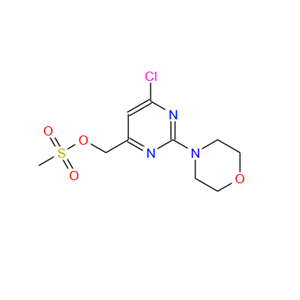 4-Pyrimidinemethanol, 6-chloro-2-(4-morpholinyl)-, 4-methanesulfonate,4-Pyrimidinemethanol, 6-chloro-2-(4-morpholinyl)-, 4-methanesulfonate