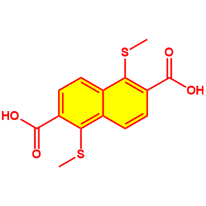 1,5-双(甲硫基)萘-2,6-二甲酸,1,5-bis(methylthio)naphthalene- 2,6-dicarboxylic acid