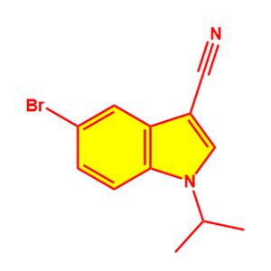 5-溴-1-异丙基-1H-吲哚-3-甲腈,5-Bromo-1-isopropyl-1H-indole-3-carbonitrile