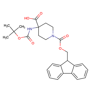 1-Fmoc-4-(Boc-氨基)哌啶-4-甲酸