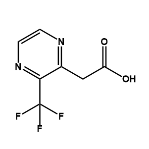 2-(3-三氟甲基吡嗪-2-基)乙酸,2-(3-(Trifluoromethyl)pyrazin-2-yl)acetic acid