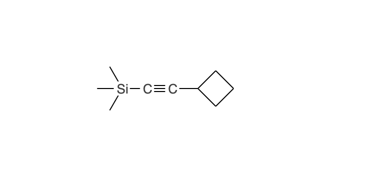 (环丁基乙炔基)三甲基硅烷,(cyclobutylethynyl)trimethylsilane
