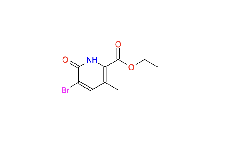 5-溴-6-羟基-3-甲基吡啶-2-羧酸乙酯,Ethyl 5-bromo-6-hydroxy-3-methylpicolinate