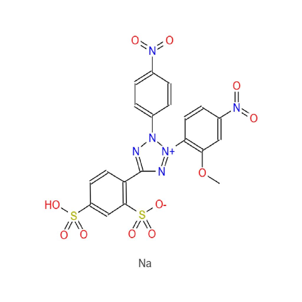 2-(2-甲氧基-4-硝基苯)-3-(4-硝基苯)-5-(2,4-二磺基苯)-2H-四氮唑单钠盐,WST-8