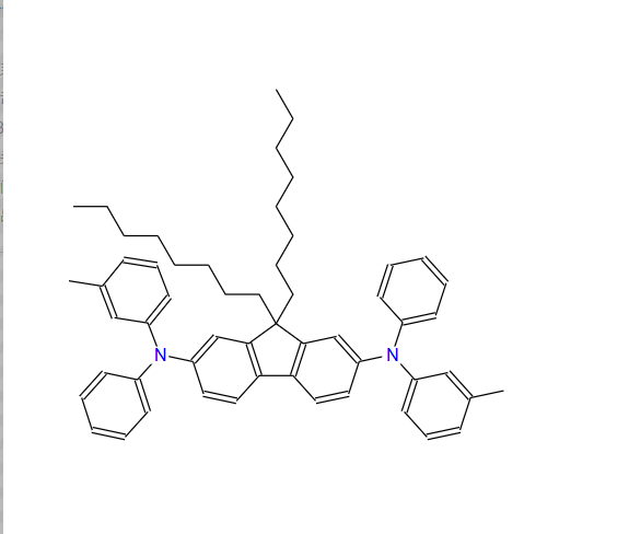 N,N'-双(3-甲基苯基)-N,N'-双(苯基)-9,9-二辛基芴,N,N' -Bis(3-methylphenyl)-N,N' -bis(phenyl)-9,9-dioctylfluorene