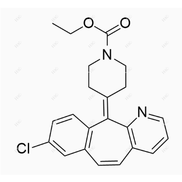 氯雷他定杂质K,ethyl 4-(8-chloro-11H-benzo[5,6]cyclohepta[1,2-b]pyridin-11-ylidene)piperidine-1-carboxylate