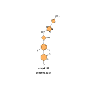 3-(2,6-difluoro-4-((2R,3S)-2-methyl-3-((5-(3-(trifluoromethyl)bicyclo[1.1.1]pentan-1-yl)-1,3,4-oxadiazol-2-yl)amino)azetidin-1-yl)phenyl)piperidine-2,6-dione