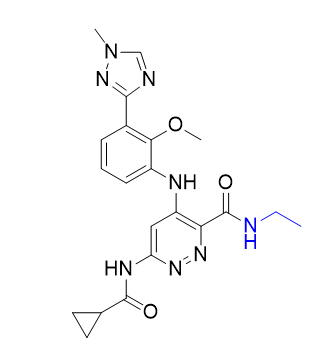 氘可来昔替尼杂质30,6-(cyclopropanecarboxamido)-N-ethyl-4-((2-methoxy-3-(1-methyl-1H- 1,2,4-triazol-3-yl)phenyl)amino)pyridazine-3-carboxamide
