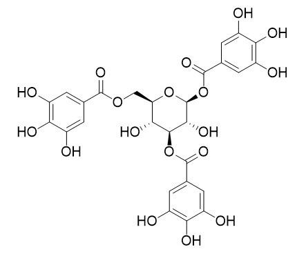 1,3,6-三-O-没食子酰葡萄糖,1,3,6-Tri-O-galloyl-beta-D-glucose