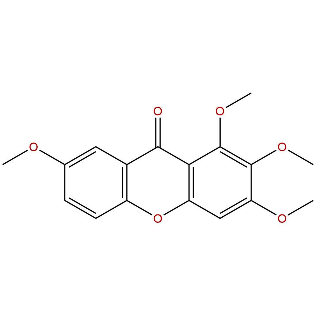 1,2,3,7-四甲氧基口山酮,1,2,3,7-tetramethoxyxanthone