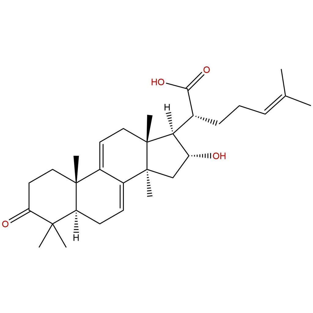 16α-hydroxy-3-oxo-lanosta-7,9(11),24-trien-21-oic acid