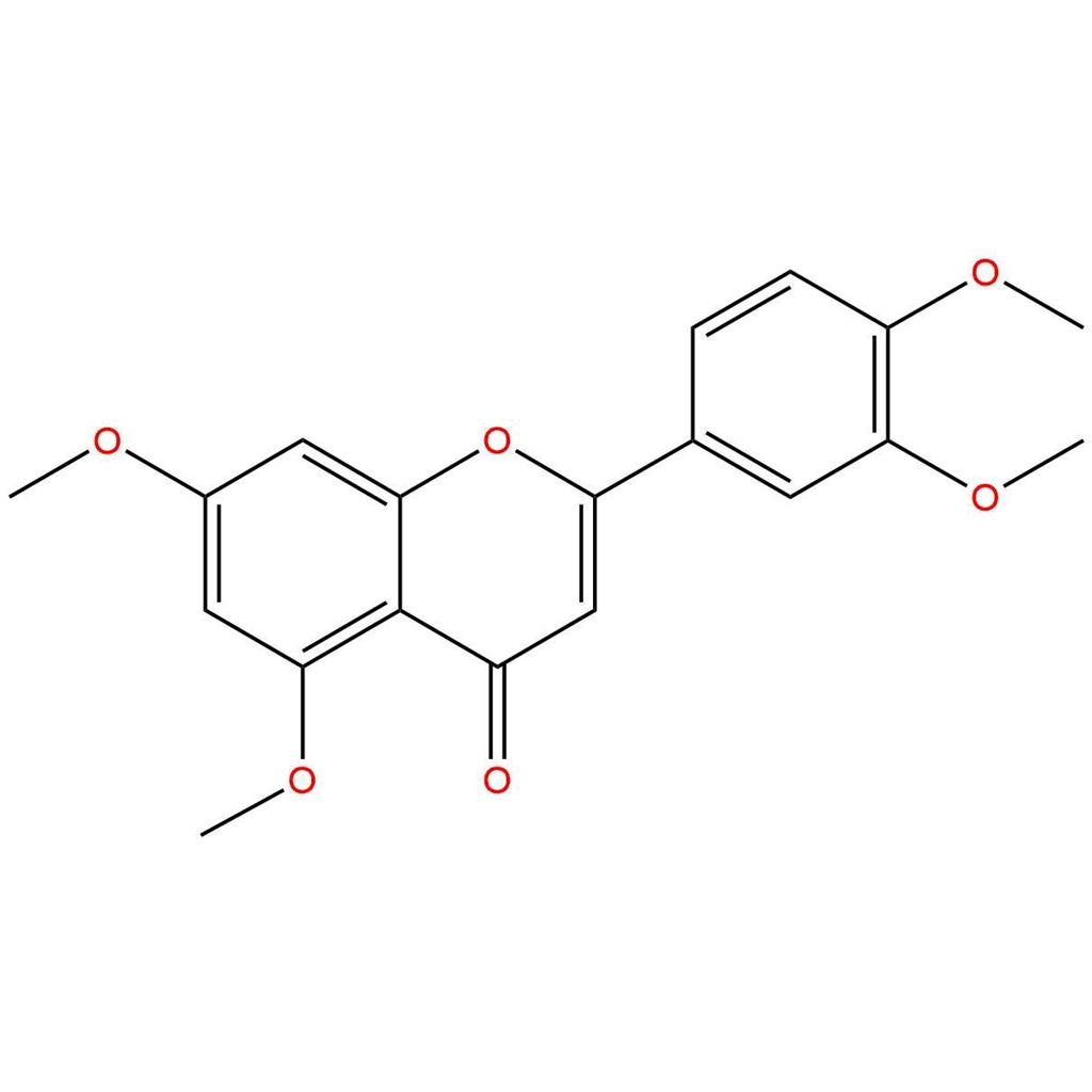 3',4',5,7-四甲氧基黄酮,3',4',5,7-Tetramethoxyflavone