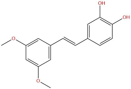3'-羟基紫檀茋,3'-Hydroxypterostilbene
