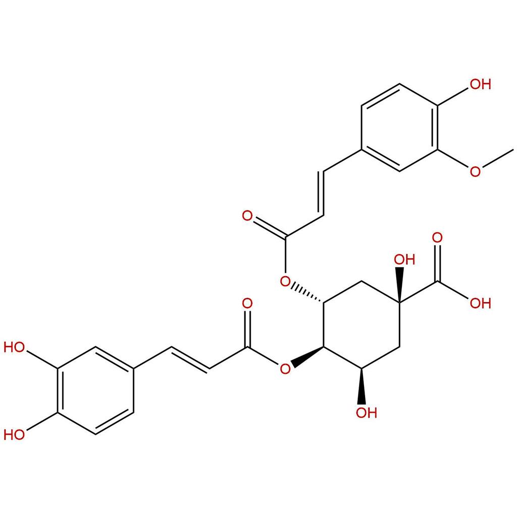3-阿魏酰-4-咖啡酰奎尼酸,3-Feruloyl-4-caffeoylquinic acid