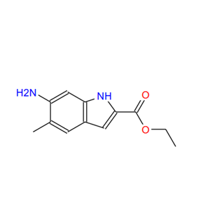 6-氨基-5-甲基-1H-吲哚-2-羧酸乙酯,Ethyl 6-amino-5-methyl-1H-indole-2-carboxylate