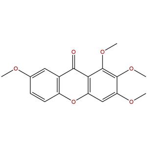 1,2,3,7-四甲氧基口山酮,1,2,3,7-tetramethoxyxanthone