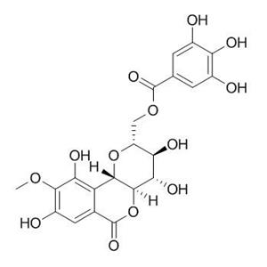 11-O-没食子酰岩白菜素,11-O-Galloylbergenin