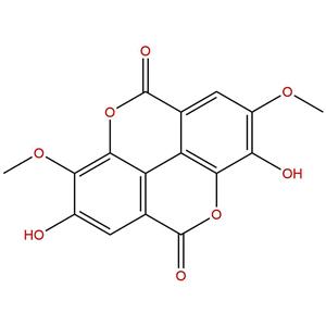 3,4'-O-二甲基鞣花酸，3,4'-Di-O-methylellagic acid，57499-59-9