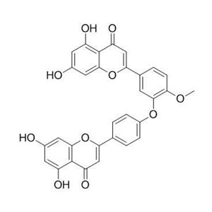 4'-甲基醚金连木黄酮，Ochnaflavone 4'-methyl ether，49619-87-6